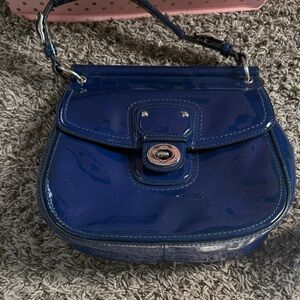 Elegant Blue Women's Bag coach